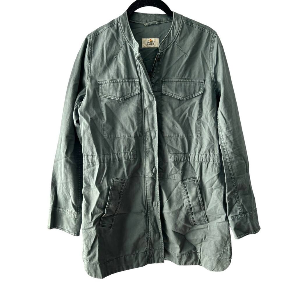 Marine Layer | Cotton Linen‎ Blend Charlotte Utility Jacket size XS - Picture 2 of 8
